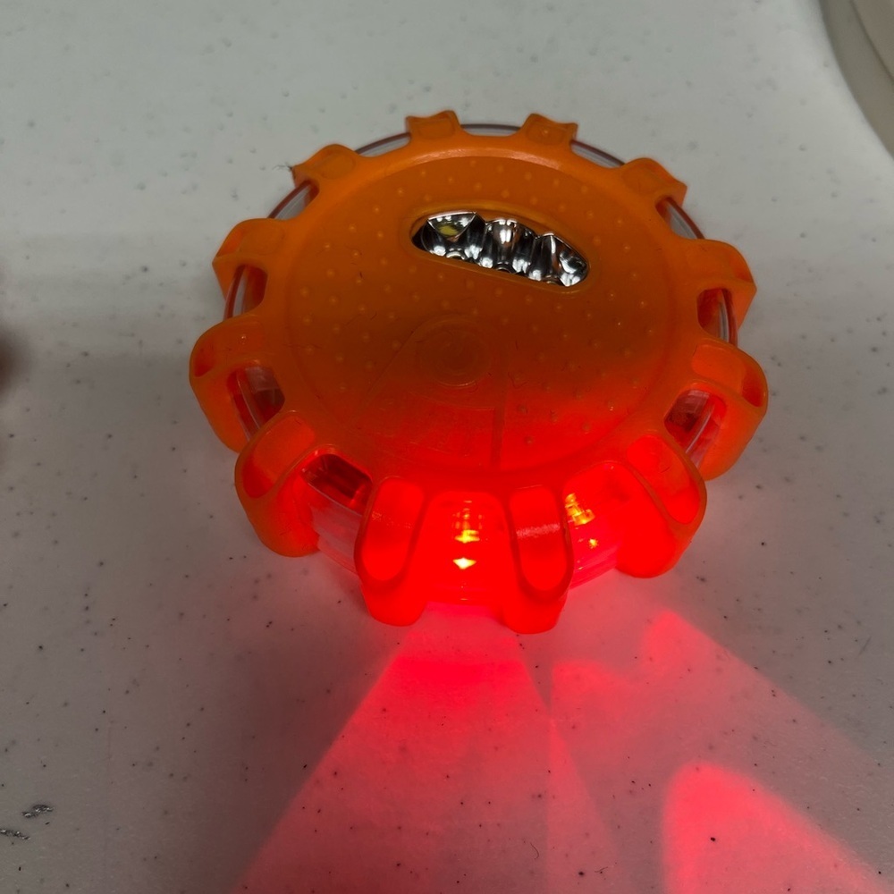 3 / 1TAC LED Road Flare Safety Disks - Picture 6 of 9